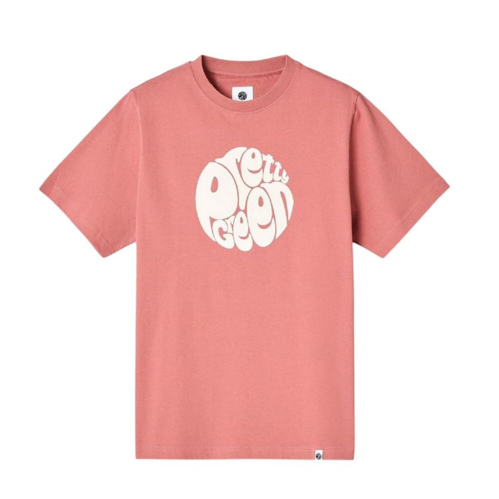 Pretty Green Mens Gillespie T-Shirt / Ruby